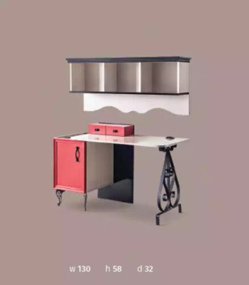 Sekretär Schreibtisch Tisch 130x32x58 Schreibtische Tische Möbel Holz Computer