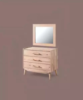 Braune Kommode im Schlafzimmer braun aus Holz mit Schubladen Möbel