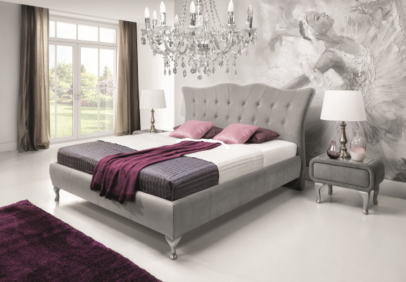 Bett Chesterfield Polsterbett Luxus Doppel Schlafzimmer Designbett Betten Neu
