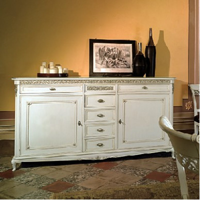 Kommode Anrichte Sideboard Braun Sideboards Massiv Holz Schrank Möbel Kommoden