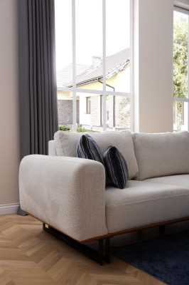 Design Sofagarnitur Wohnzimmer Set Moderne Garnituren 4+3+1 Sitz 3tlg.