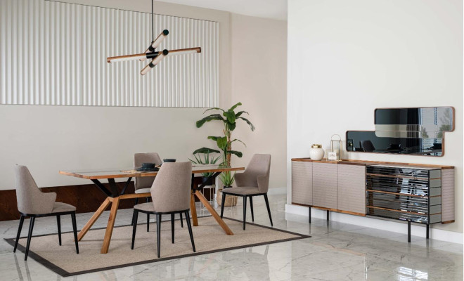 Esszimmermöbel Essecke Esszimmer Essgruppe 9tlg Holz Beige Garnitur