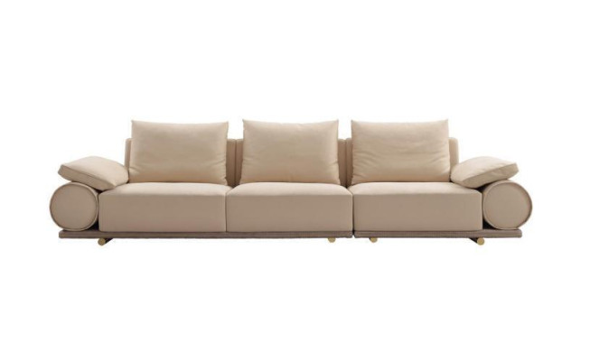 Wohnzimmer Polstersofas Modern Dreisitzer Sofa 4er. Couch Luxus Polster Möbel