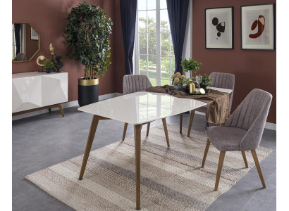 Moderne Komplett Esstisch Moderne 4x Stühle Design Esszimmer Möbel