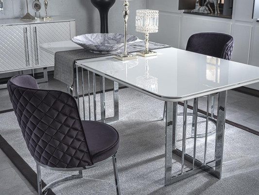 Modern Design Möbel Esszimmer Esstisch Luxus 4x Stühle Neu Einrichtung