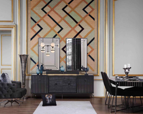 Luxus Esszimmer Set Esstisch + 6x Stühle Designer Set Essgruppe Garnitur