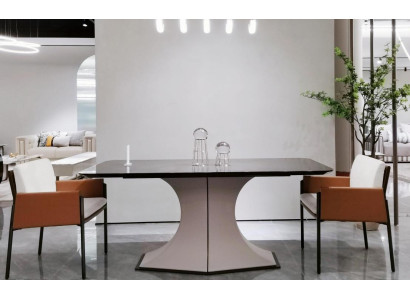 Esstisch aus Naturholz stilvoller Esstisch weißer Tisch im modernen Stil