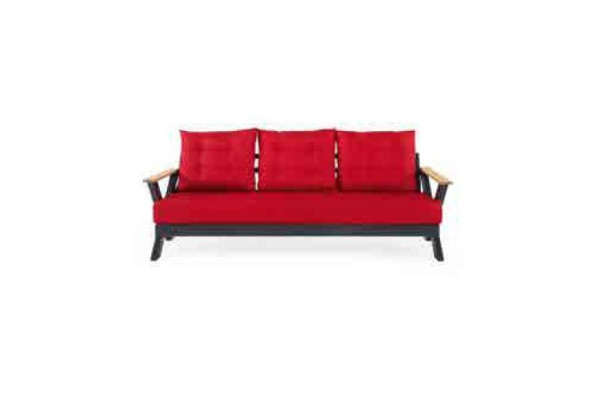 Gartenmöbel Sofagarnitur Tisch Hocker Sessel Veranda Sitzgruppen 6tlg.