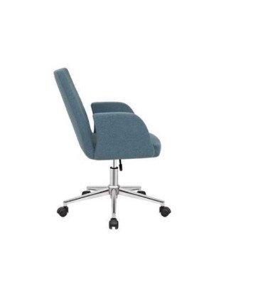 Blauer Bürostuhl Designer Schreibtisch Drehstuhl Luxus Chefsessel Neu