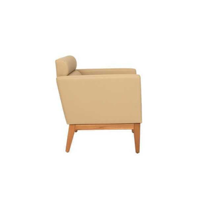 Beiger Clubsessel Relax 1-Sitzer Designer Sessel Wohnzimmer Sitzer 