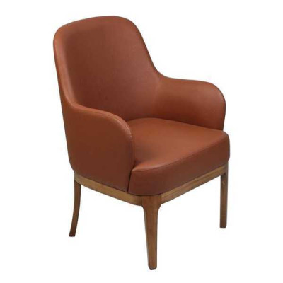 Brauner Wohnzimmer Sessel Designer Einsitzer Luxus Lehnstuhl Stühle