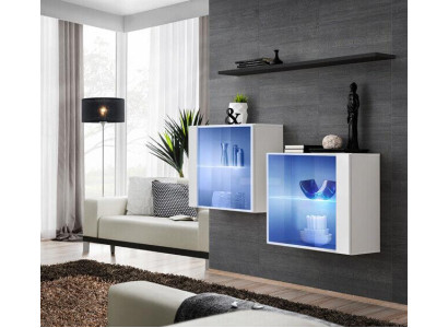 Modern Designer Garnitur WohnzimmerWohnwand Holzmöbel Set Komplett Neu Möbel