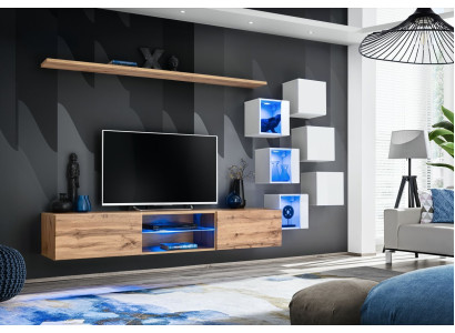 Wohnzimmermöbel Sideboard Holzmöbel Luxus Set Einrichtung Komplett Wandschrank