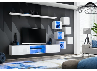 Luxus Wohnwand Einrichtung Neu Möbel Wandschrank Wohnzimmermöbel Komplett