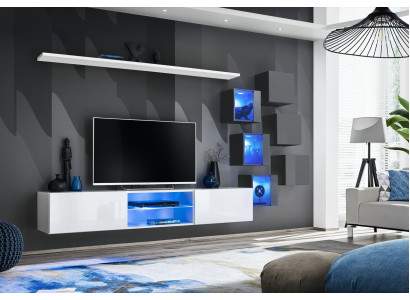 Luxus Möbel Holzmöbel Einrichtung TV-Ständer Regale Sideboard Wandschrank