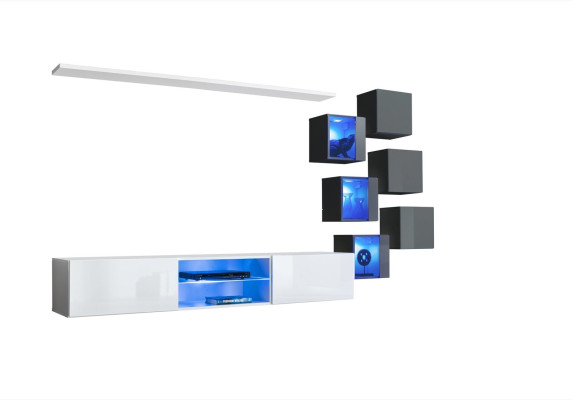 Luxus Möbel Holzmöbel Einrichtung TV-Ständer Regale Sideboard Wandschrank