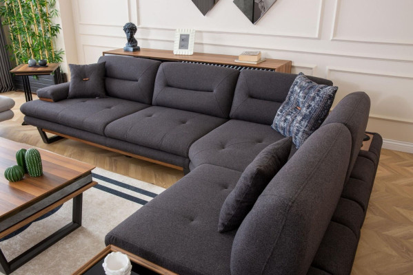 Stilvoll Set Wohnzimmer Moderner Sofagarnitur Eckgarnitur 3tlg Couchen