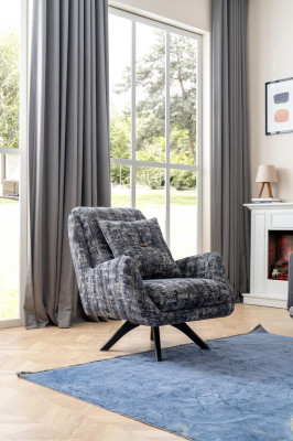 Designer Wohnzimmer Set Sofagarnitur 4 + 3 + 1 Sitz Luxus Grau Wohnlandschaft