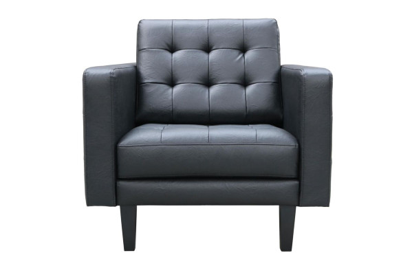 Sessel Club Lounge Designer Lehn Stuhl Polster Sofa 1 Sitzer Fernseh Leder