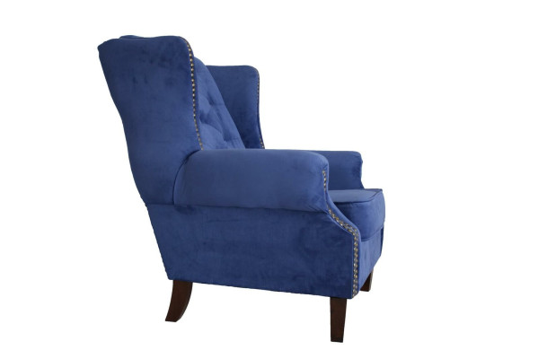 Sessel Fernseh Sofa 1 Sitzer Couch Designer Textil Sofas Polster Ohrensessel