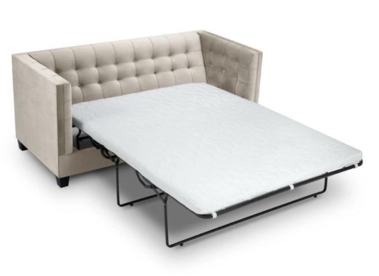 Schlafsofa Taupe Sessel Kreative Möbel Textil Stoff Neu Wohnzimmer Sofa