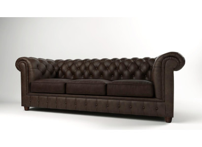 Klassische Chesterfield Couch Sofa 3 Sitzer Couchen Sofas Polster Dreisitzer
