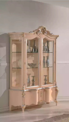 Esszimmer Möbel Esstisch Vitrine Kommode 4x Stühle Essgruppen 7 tlg Garnitur