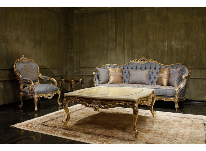 Klassische Graue Wohnzimmer Sofas Chesterfield Couchen Dreisitzer Sessel