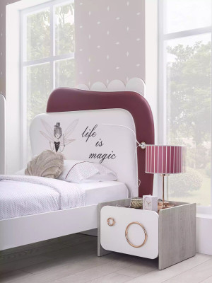 Kindermöbel Luxus Kinderzimmer Garnitur Bett Schreibtisch Regal 4tlg