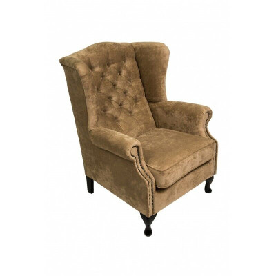 Ohrensessel Sessel Fernseh Stuhl Polster Sofa Relax 1 Sitzer Chesterfield