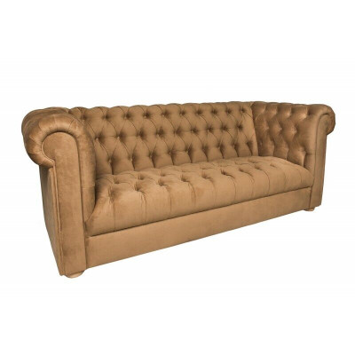 Dreisitzer Couch Polster Chesterfield Sofa Design Leder Sofas Couchen