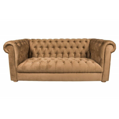 Dreisitzer Couch Polster Chesterfield Sofa Design Leder Sofas Couchen