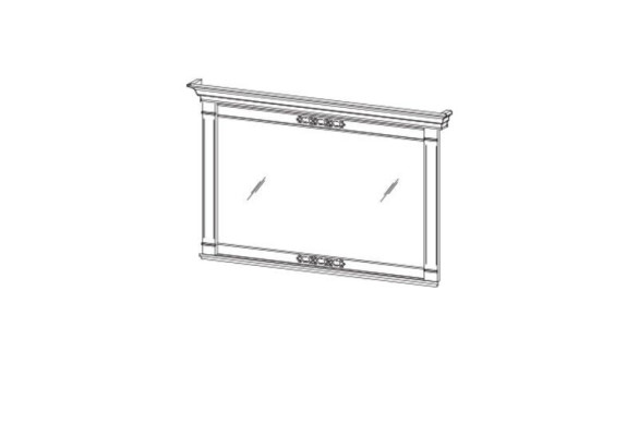 Spiegel Holzrahmen Großer Wandspiegel Klassischer Designer Spiegel - Model FL-L2