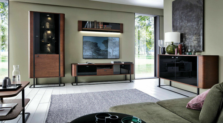 Moderner Schreibtisch Tisch Schreibtische Büro Office Chef Tische Holz