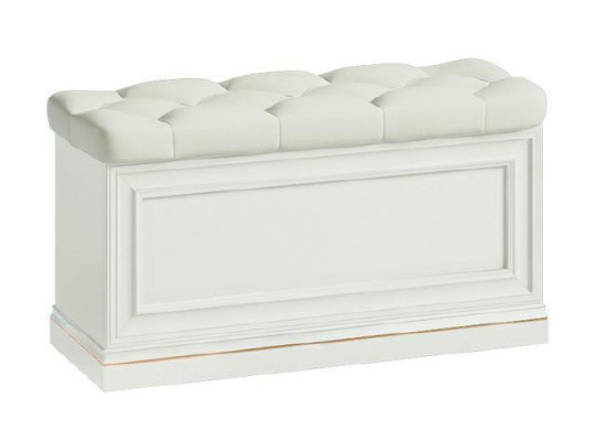 Pufa Hocker Bank Truhe Echtes Leder Box Schrank Begehbarer Kleiderschrank Neu