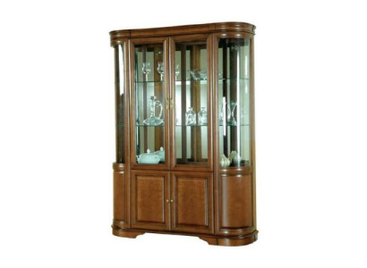 Massivholz Handarbeit Rustikal Schrank Klassische Vitrinenschrank Vitrinen-Z-W2