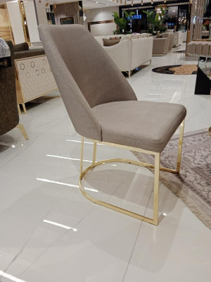 Modern Möbel Set 6x Stühle Esszimmer Polster Stühle Textil Stuhlgruppe