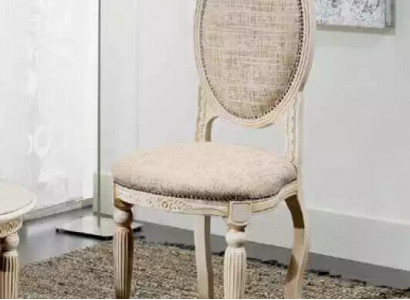 Stuhl Esszimmer Polsterstuhl Klassischer Neu Möbel Textil Sitz Lehnstuhl