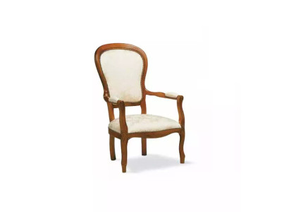 Esszimmerstuhl Klassische Stuhl mit Armlehne Designer Textil Möbel Lehnstuhl