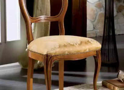 Designer Stuhl Klassischer Esszimmerstuhl Polsterstuhl Textil Möbel