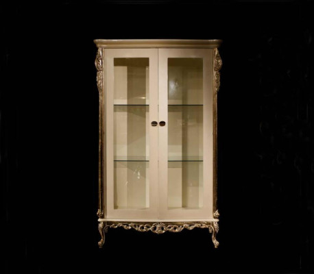 Luxuriöse Esszimmergarnitur Esstisch 6x Stühle Anrichte Vitrine Spiegel