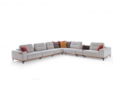Weißes Ecksofa Designer L-Form Couch Polstersofas Wohnzimmer Couchen