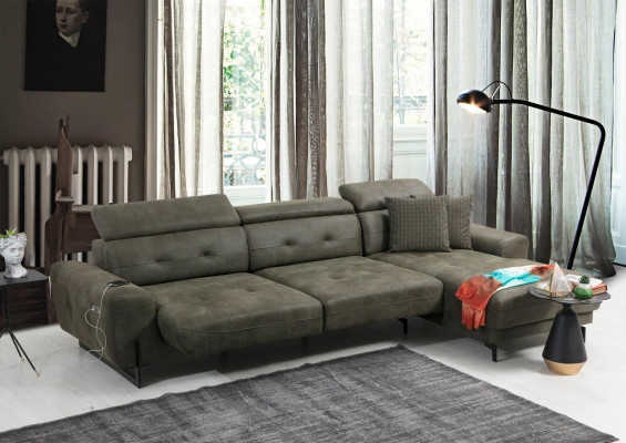 Relax Ecksofa L-Form Luxus Möbel Wohnzimmer Eck Sofa Couch Polster Modern Neu
