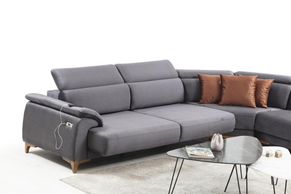 Wohnzimmer Ecksofa U-Form Polstermöbel Sofa Couch Modern Möbel Design