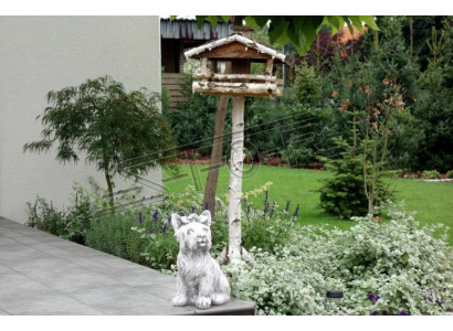 Garten Dekoration Hund Terrasse Stein Figuren Figur Daisy Statue