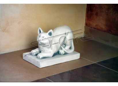 Garten Dekoration Katze Terrasse Dekorative Stein Figuren Figur Statue