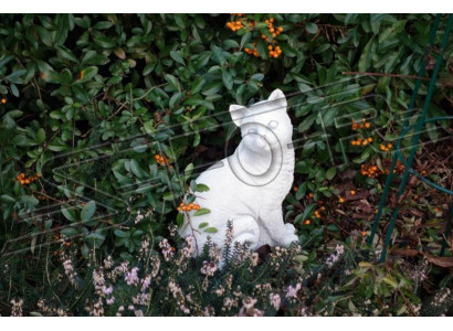 Garten Dekoration Katze Terrasse Figuren Stein Figur Statue Dekorative