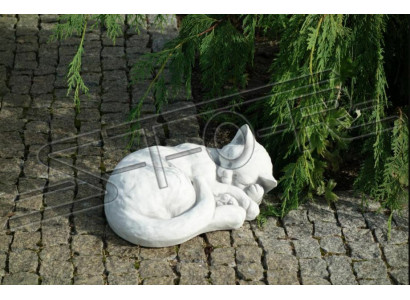 Garten Dekoration Katze Terrasse Stein Figuren Figur Deko Statue