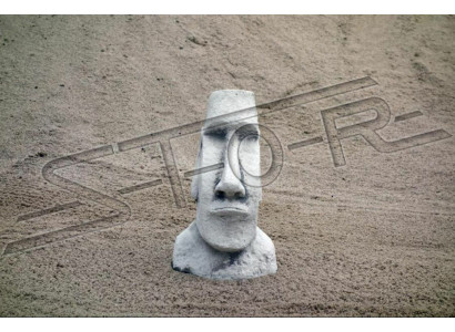 Garten Dekoration Moai Terrasse Stein Figuren Figur Deko Statue