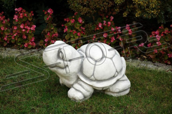 Garten Dekoration Schildkröte Terrasse Stein Figuren Figur Deko